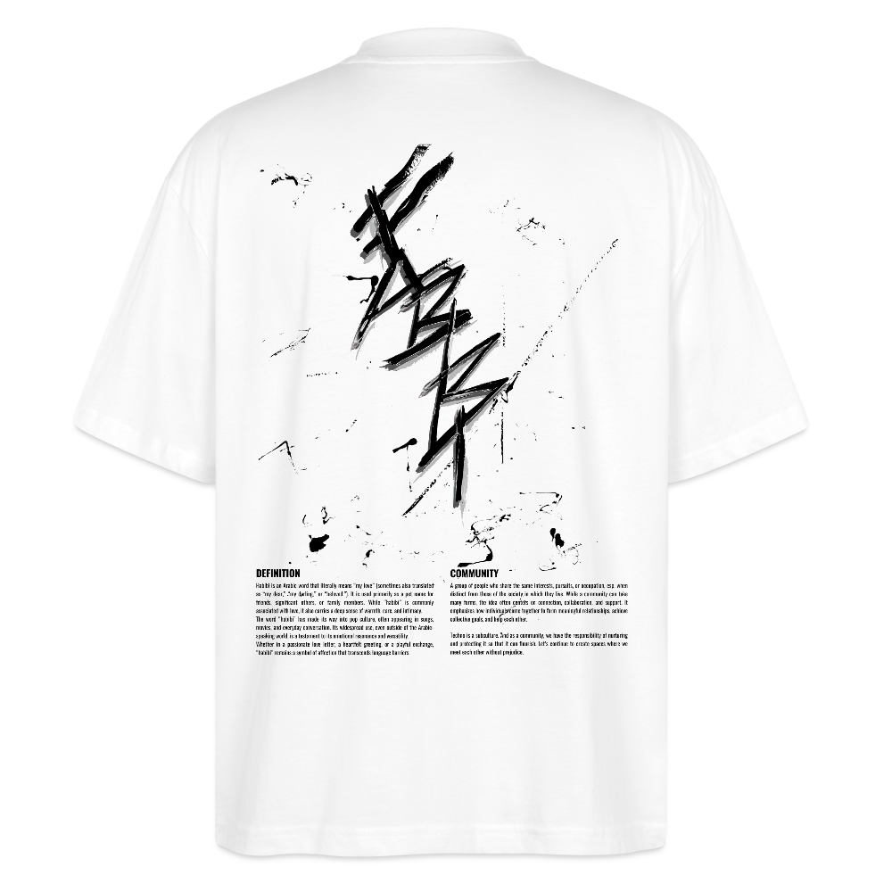 Habibi Community Shirt (black/grey) - white